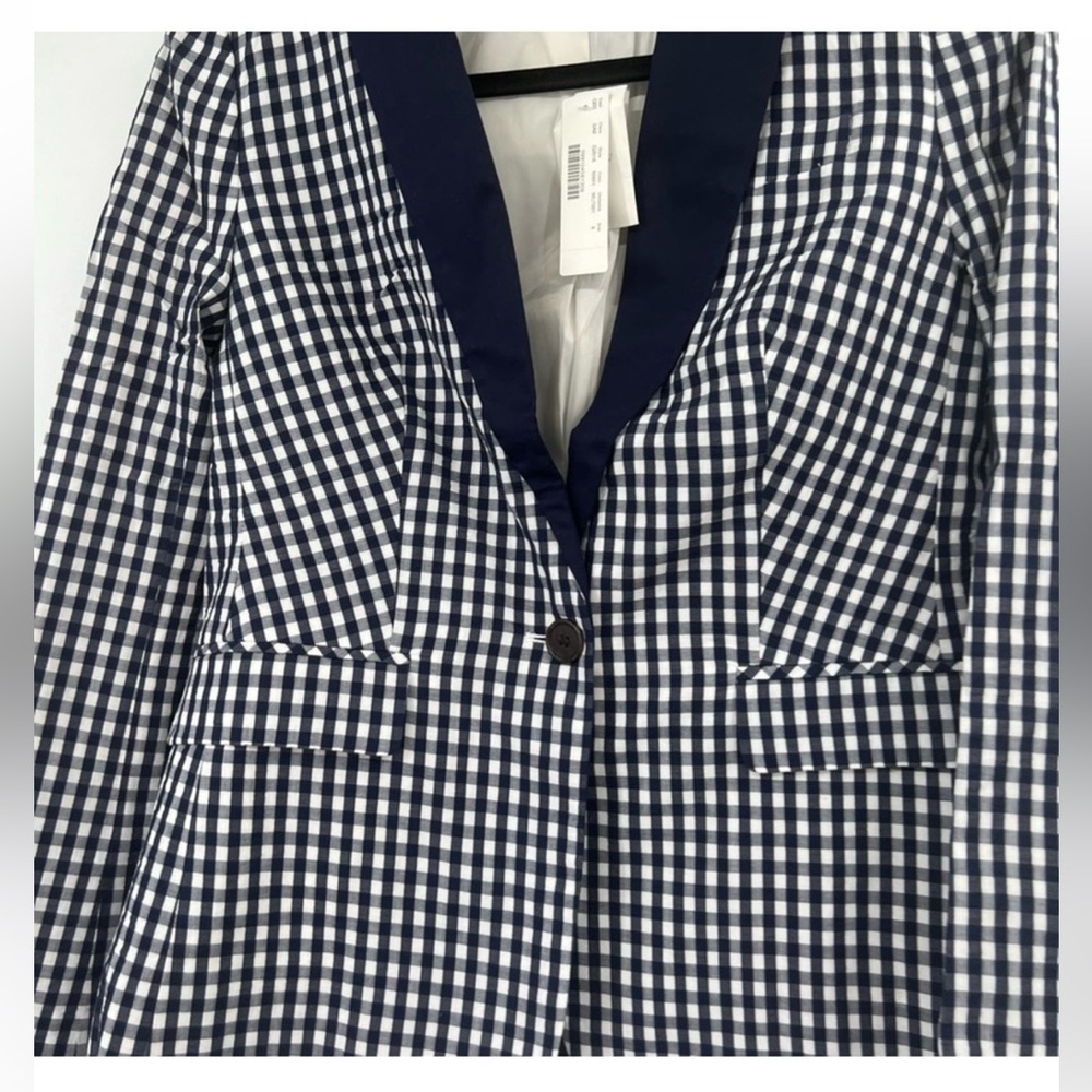 Jcrew, navy check blazer, nwt, new!